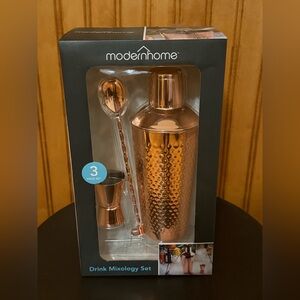 Copper Barware Set